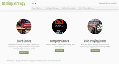 Desktop Screenshot of gaming-strategy.com